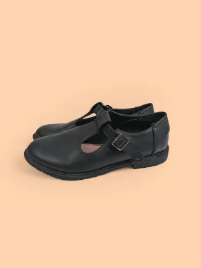 90's Mary-Janes Black Leather -  Size EU 39 / UK 6 / us 8