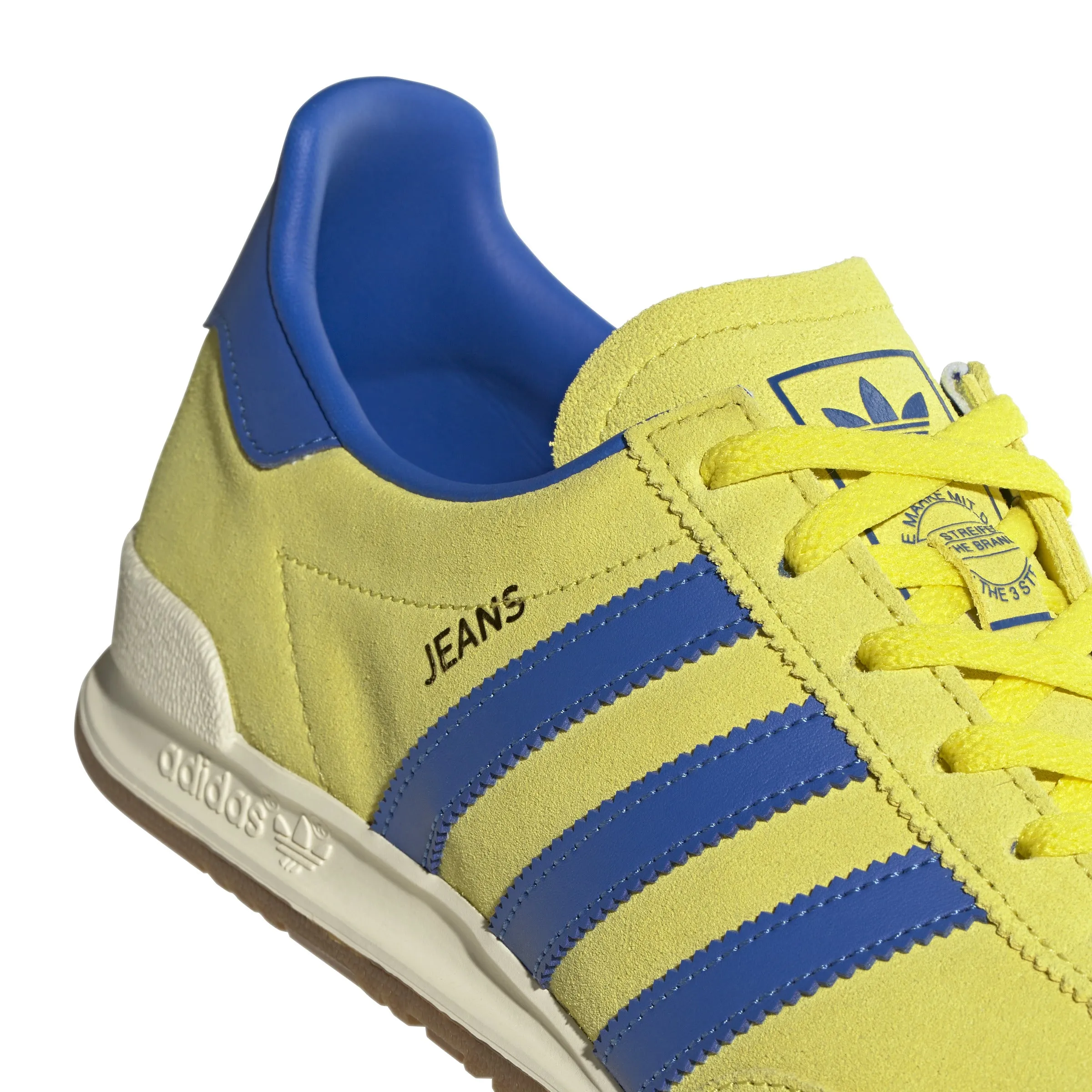 Adidas GX6954 Jeans Sneaker - Yellow and Royal Blue Design