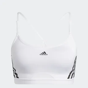 Adidas Womens Adidas Aeroreact Training Light-Support 3-Stripes Bra