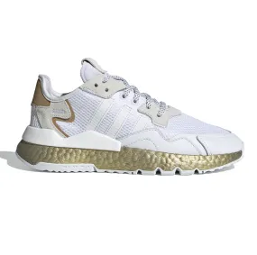 Adidas Women's Nite Jogger Shoes - Cloud White / Periwinkle Gold