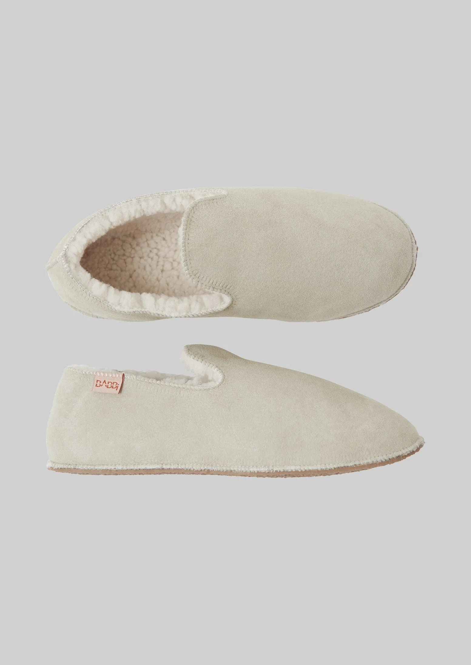 Babbi Charentaise Slippers | Stone