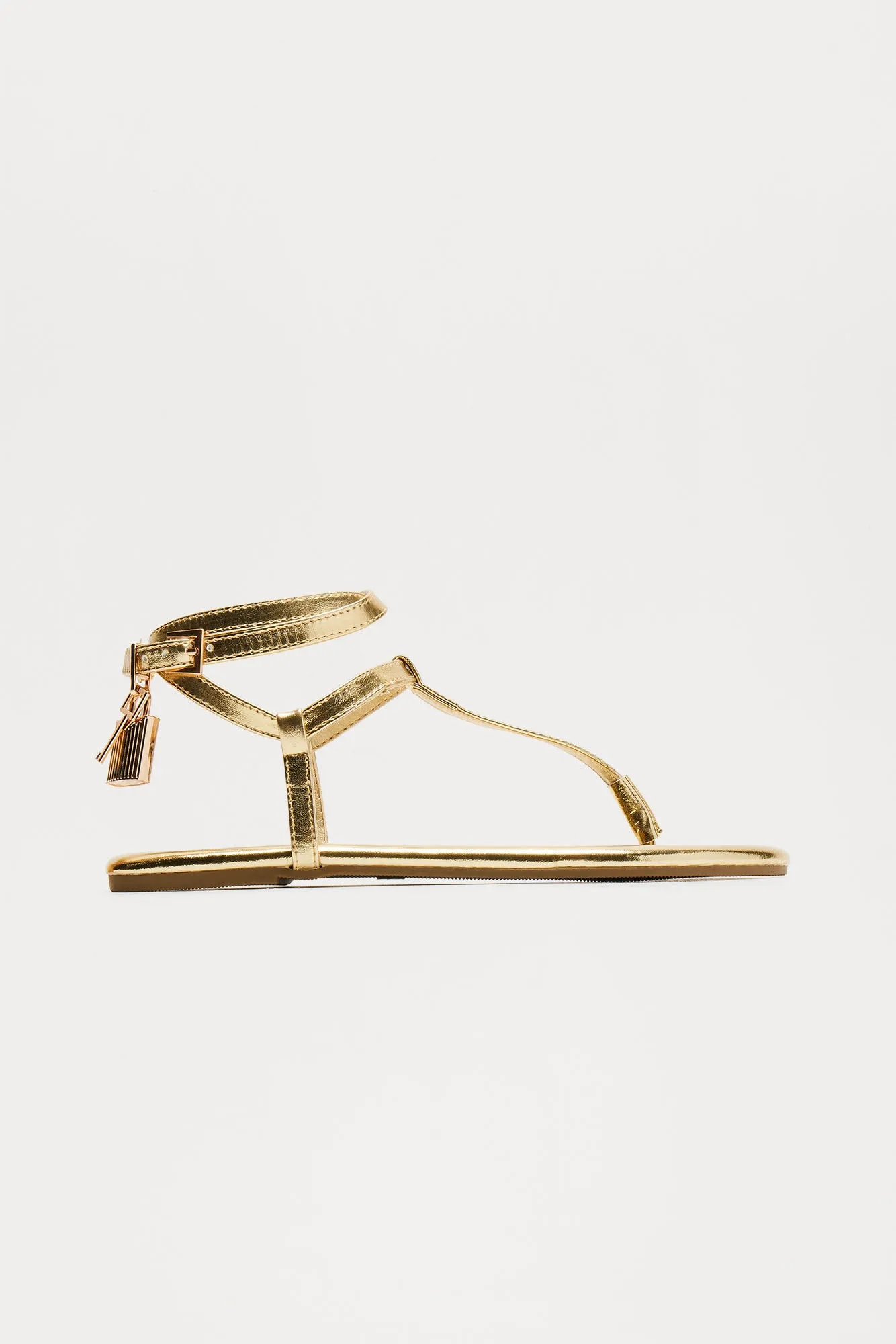 Beyond Me Sandals - Gold