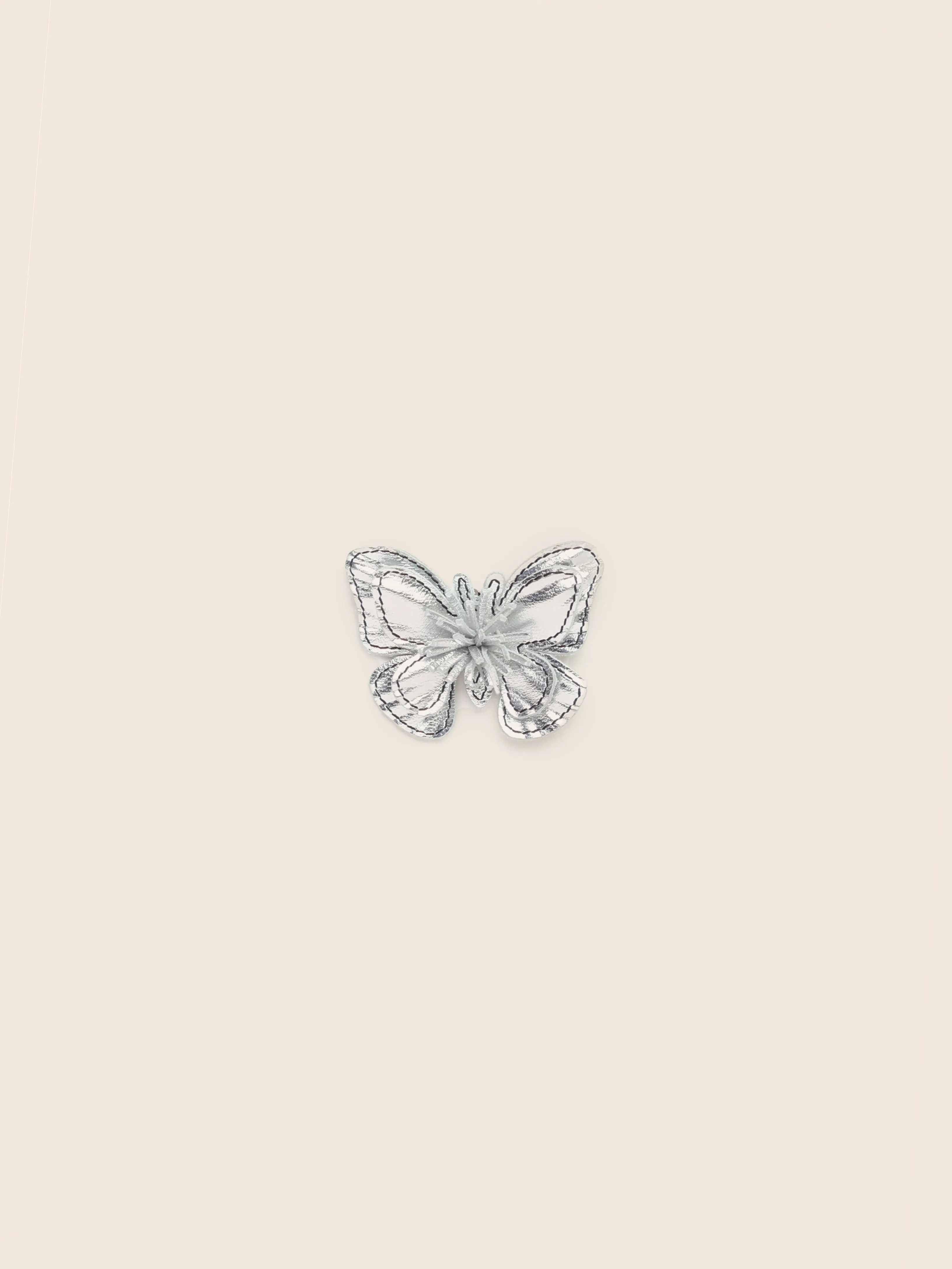 Butterfly Clip Silver