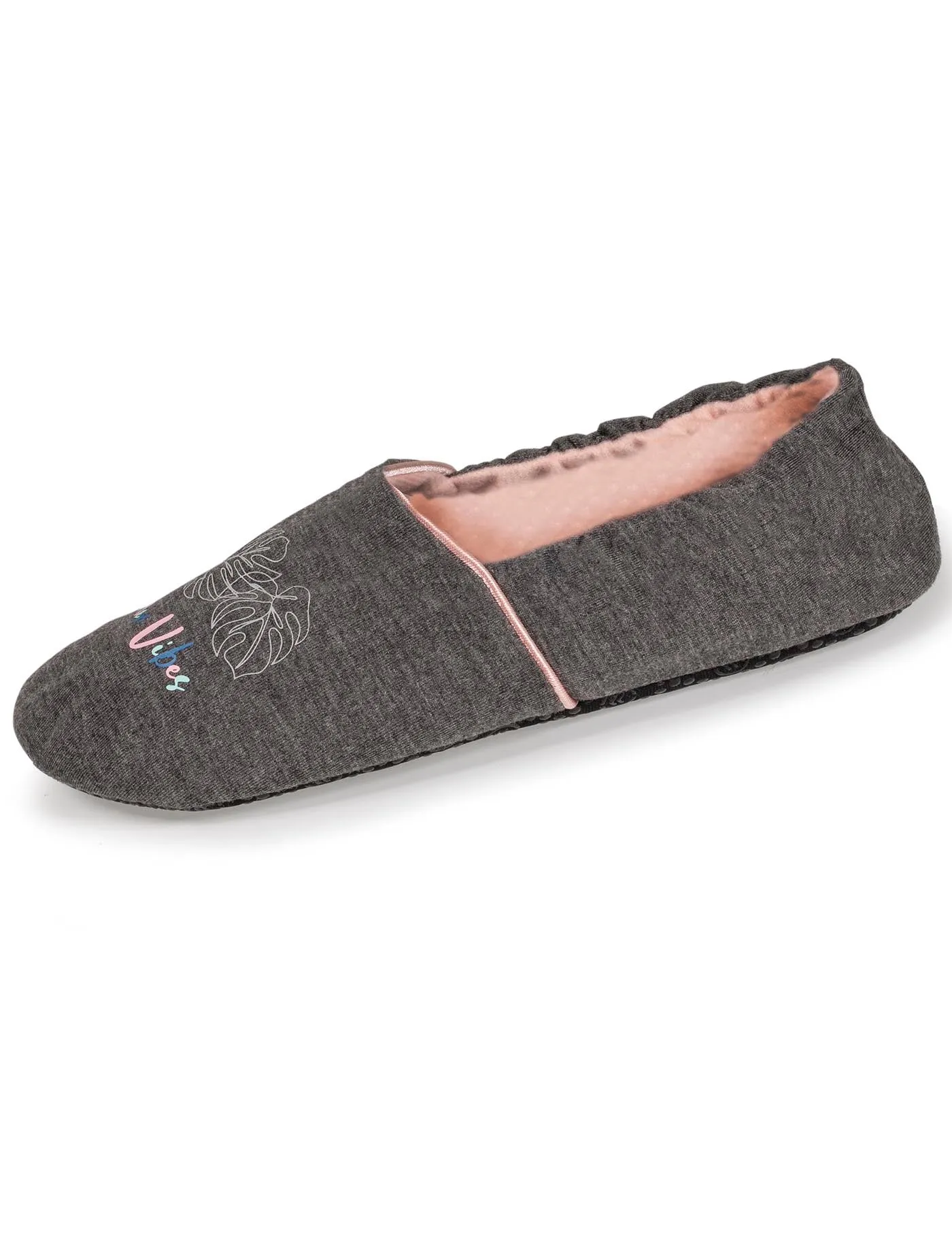 Chaussons slippers Seconde peau Femme Gris