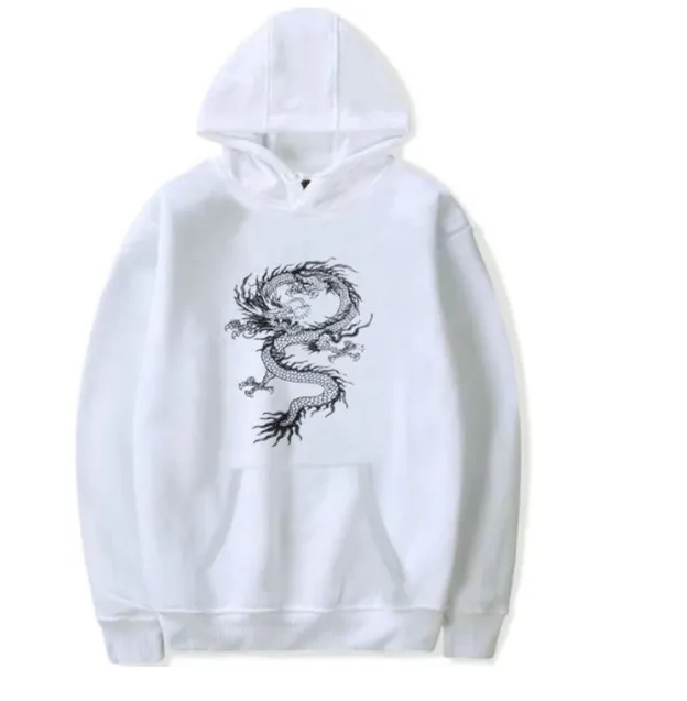 Chinese Dragon Hoodie Street Casual