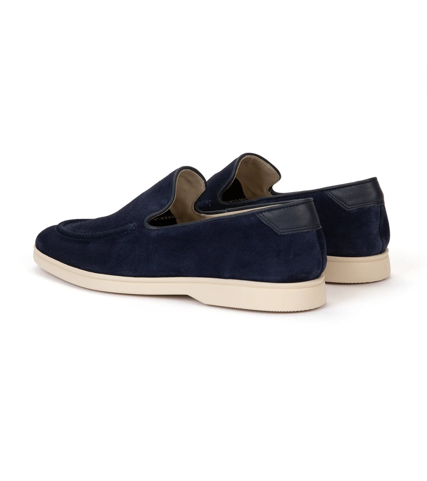 CQP Debonair Suede Slip-On Sneaker: Navy