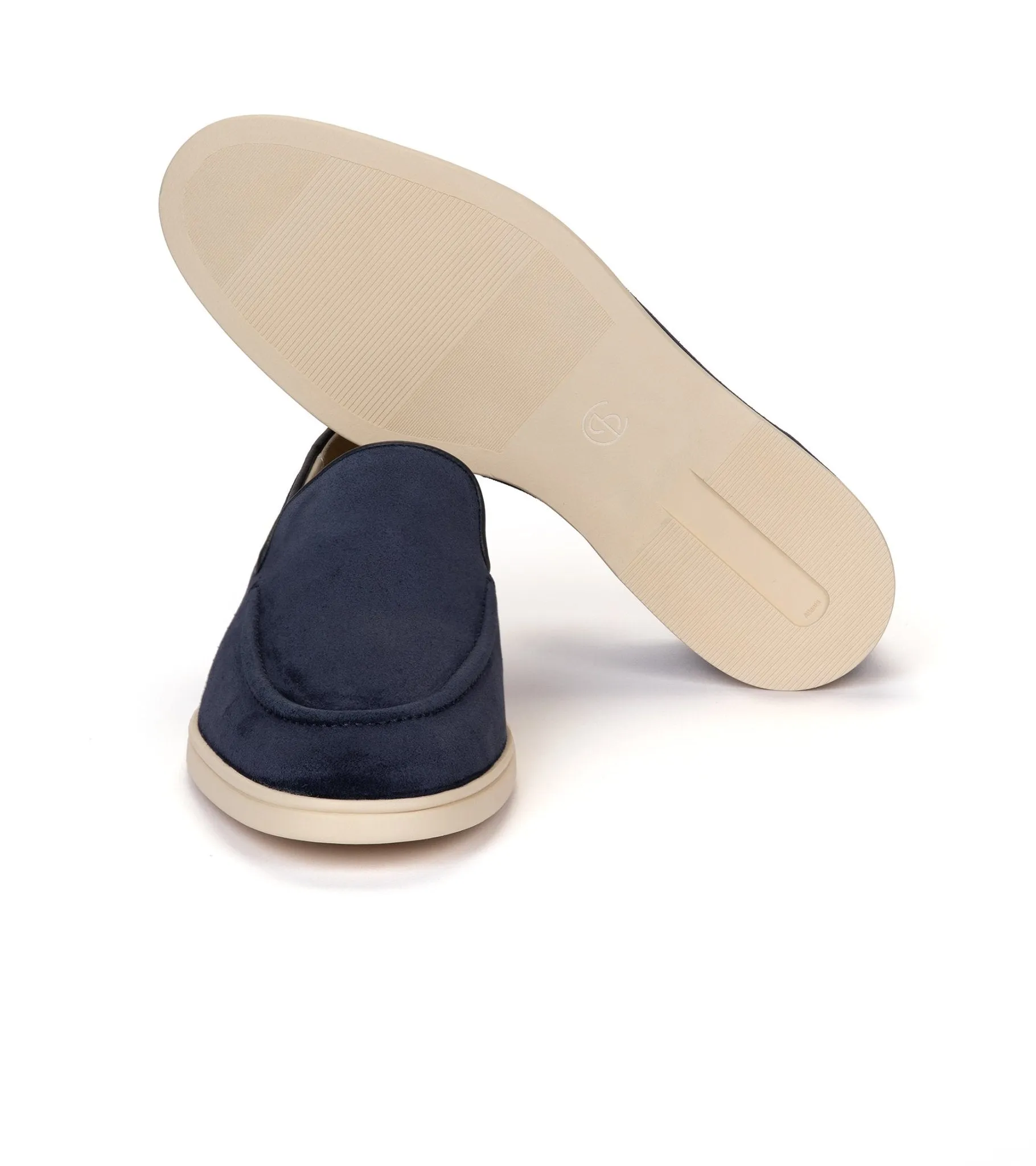 CQP Debonair Suede Slip-On Sneaker: Navy