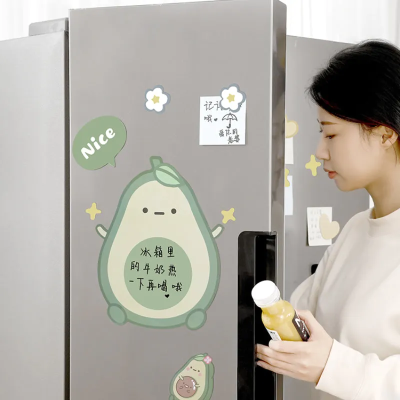 Cute Magnetic Fridge Avocado Notes Board ON665