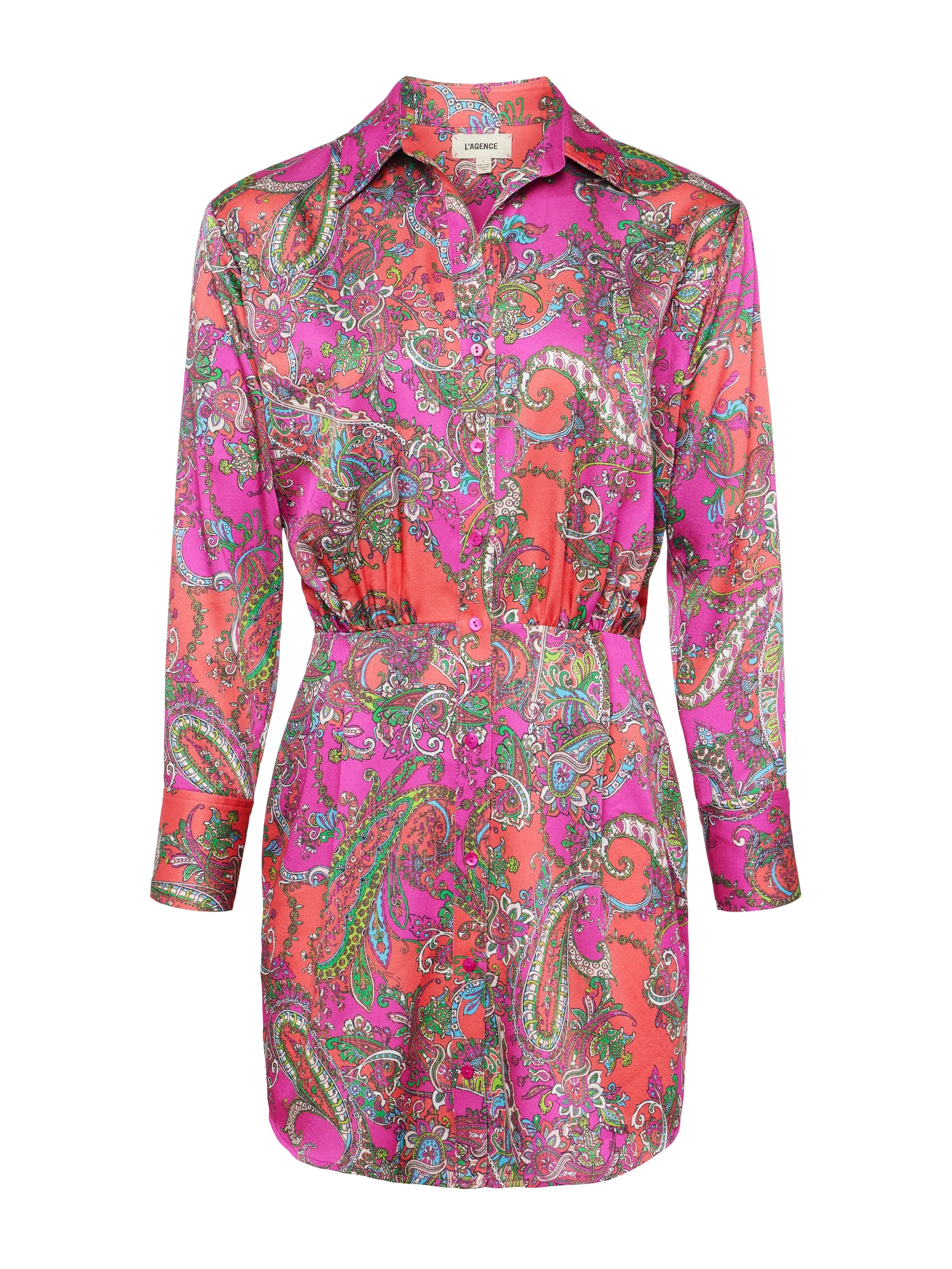 DEMETIRA MINI SHIRT DRESS - L'AGENCE