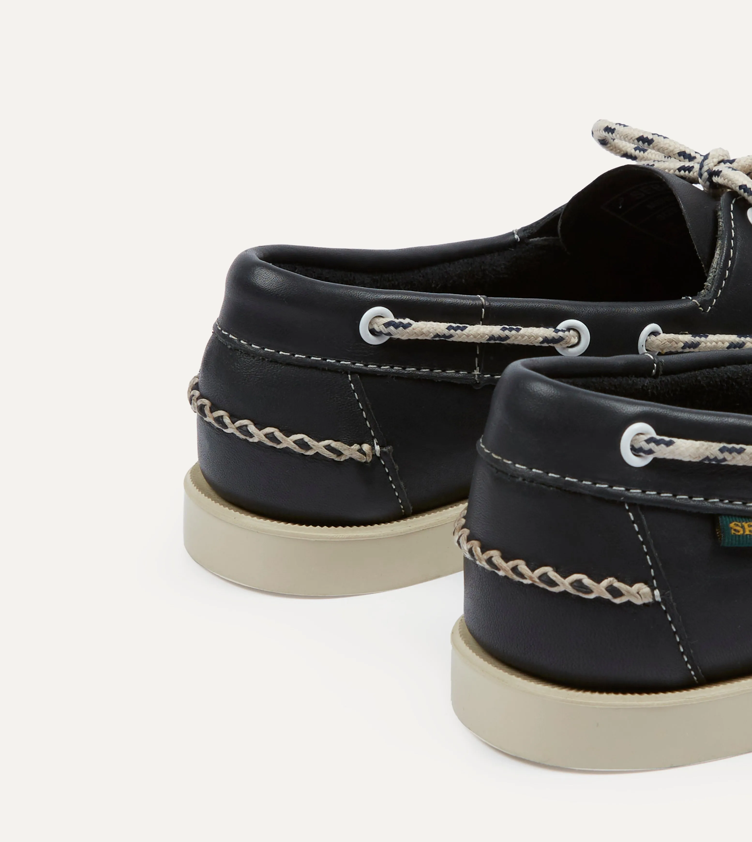 Drake's by Sebago Navy Docksides Portland Boat Shoe