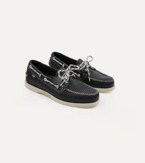 Drake's by Sebago Navy Docksides Portland Boat Shoe