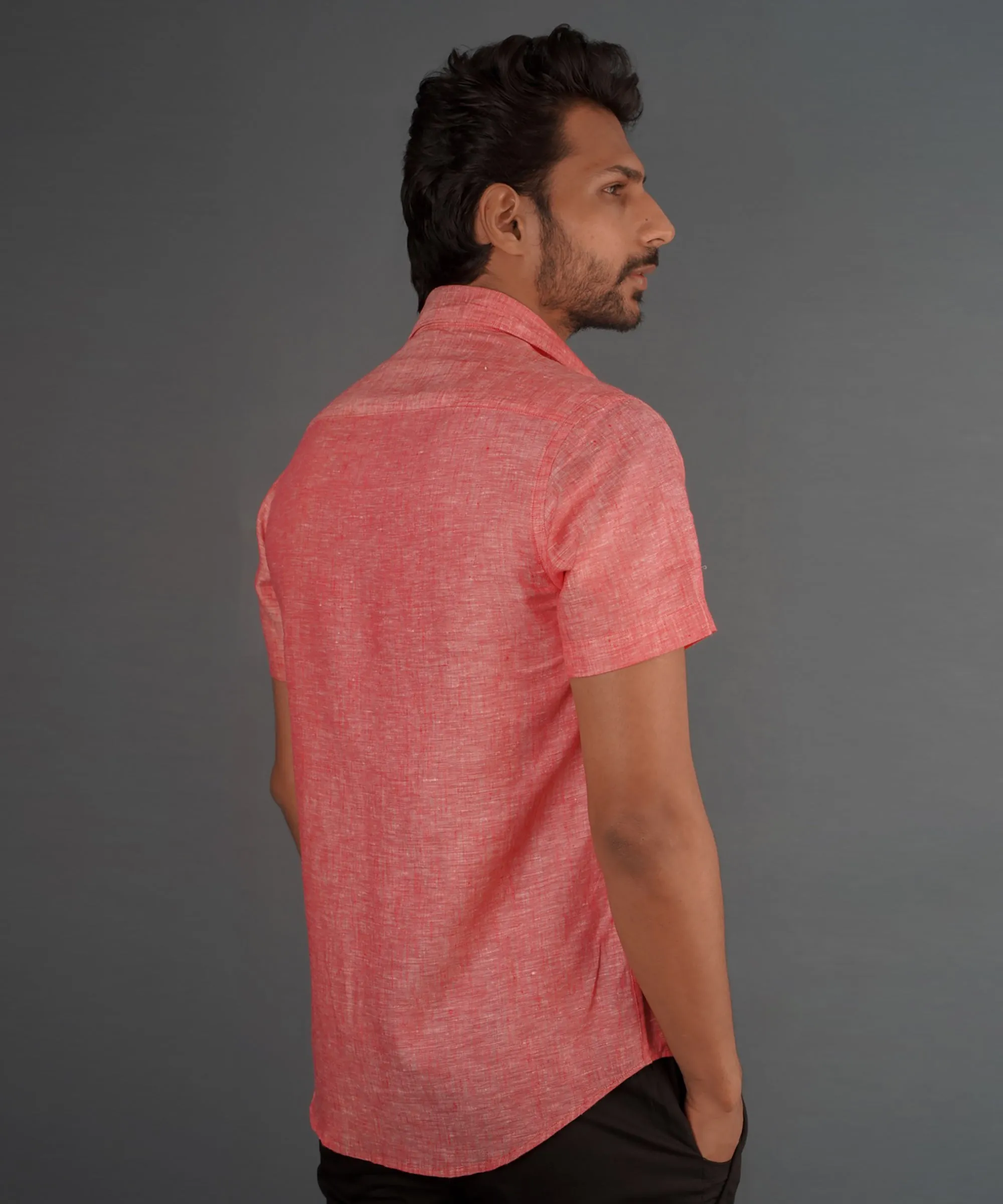 Hibiscus Linen Shirt