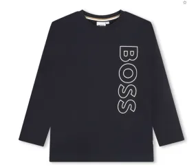 Hugo Boss Boys Navy T-Shirt_J25O68-849