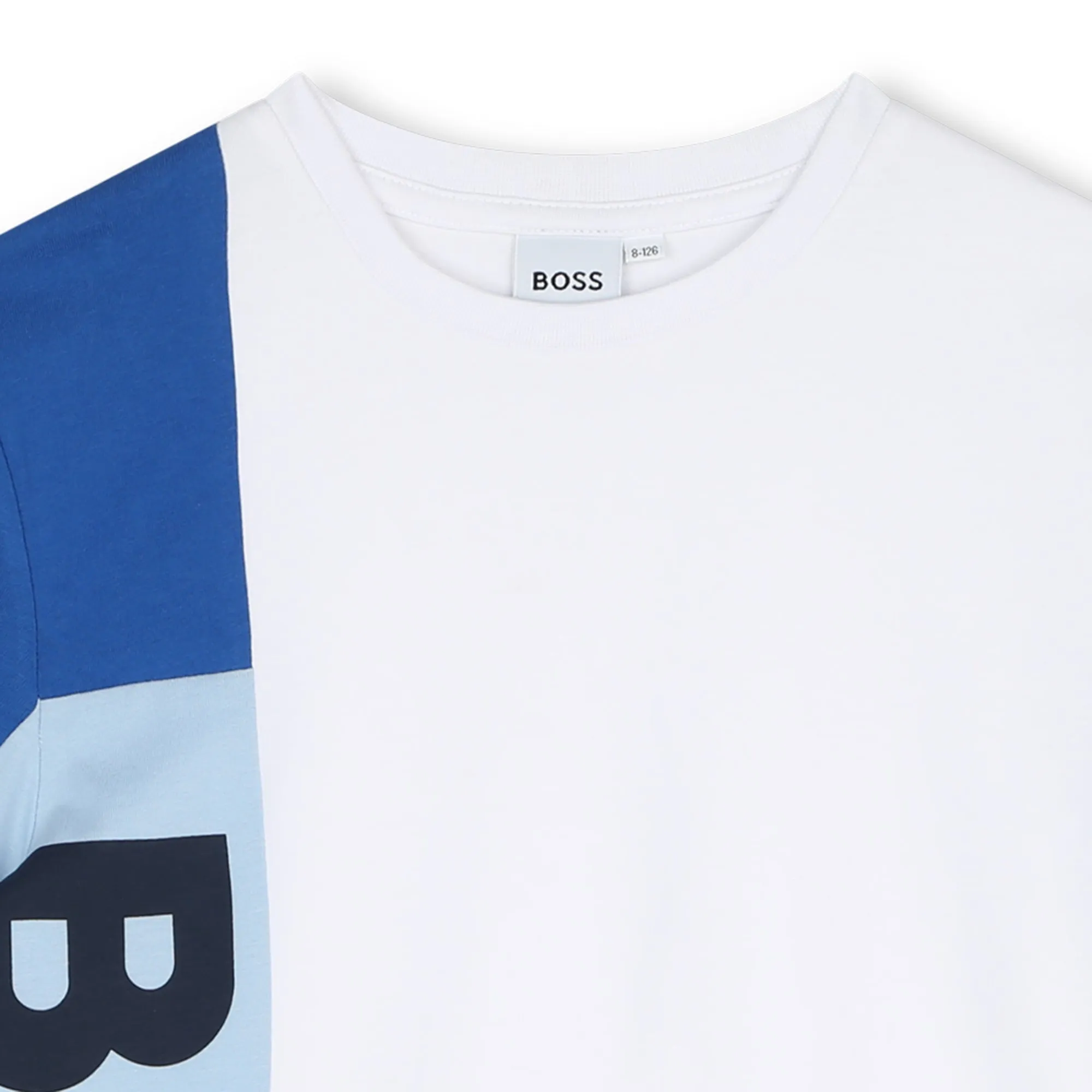 Hugo Boss Boys White T-Shirt _ J50732-10P