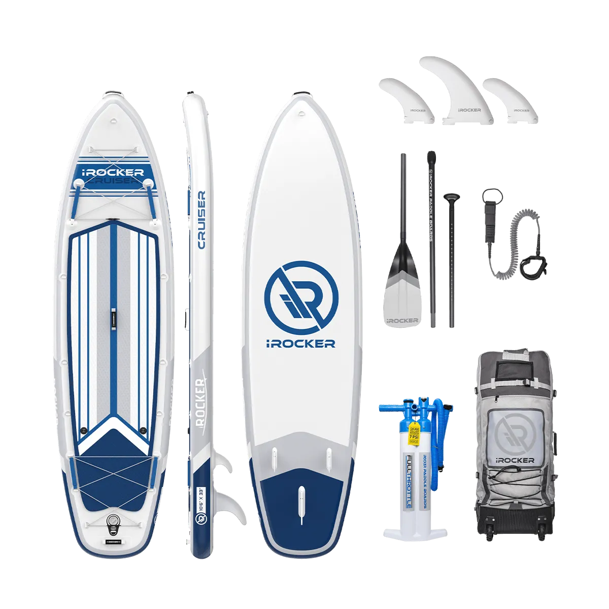 iROCKER CRUISER 10'6 Inflatable Paddle Board