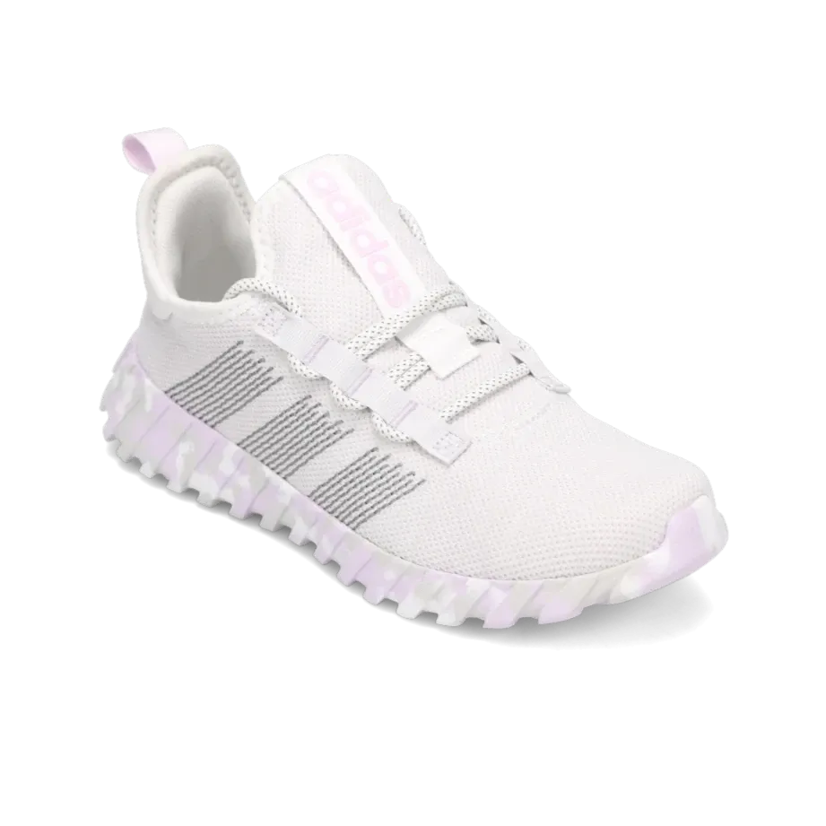 Kid's Grade School Kaptir Flow White/Grey/Lavender