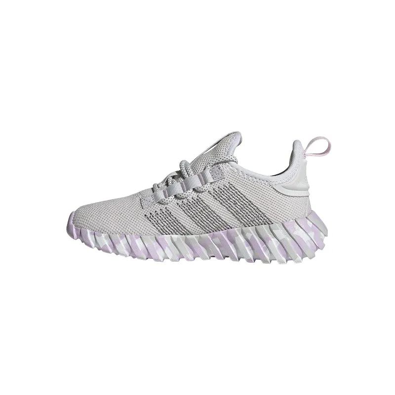 Kid's Grade School Kaptir Flow White/Grey/Lavender