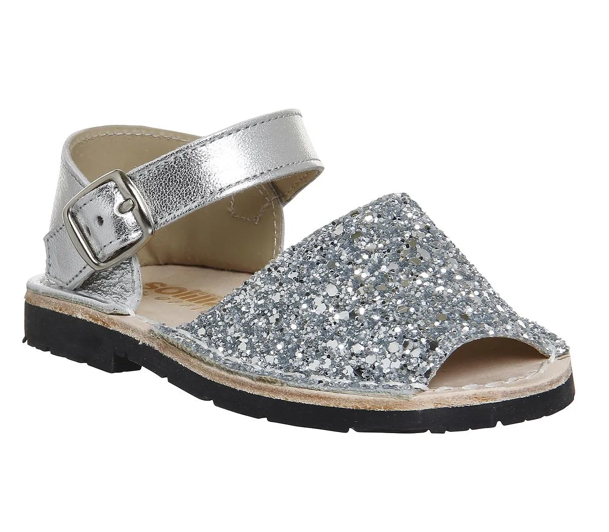 Kids Solillas Bebe 510 Silver Glitter