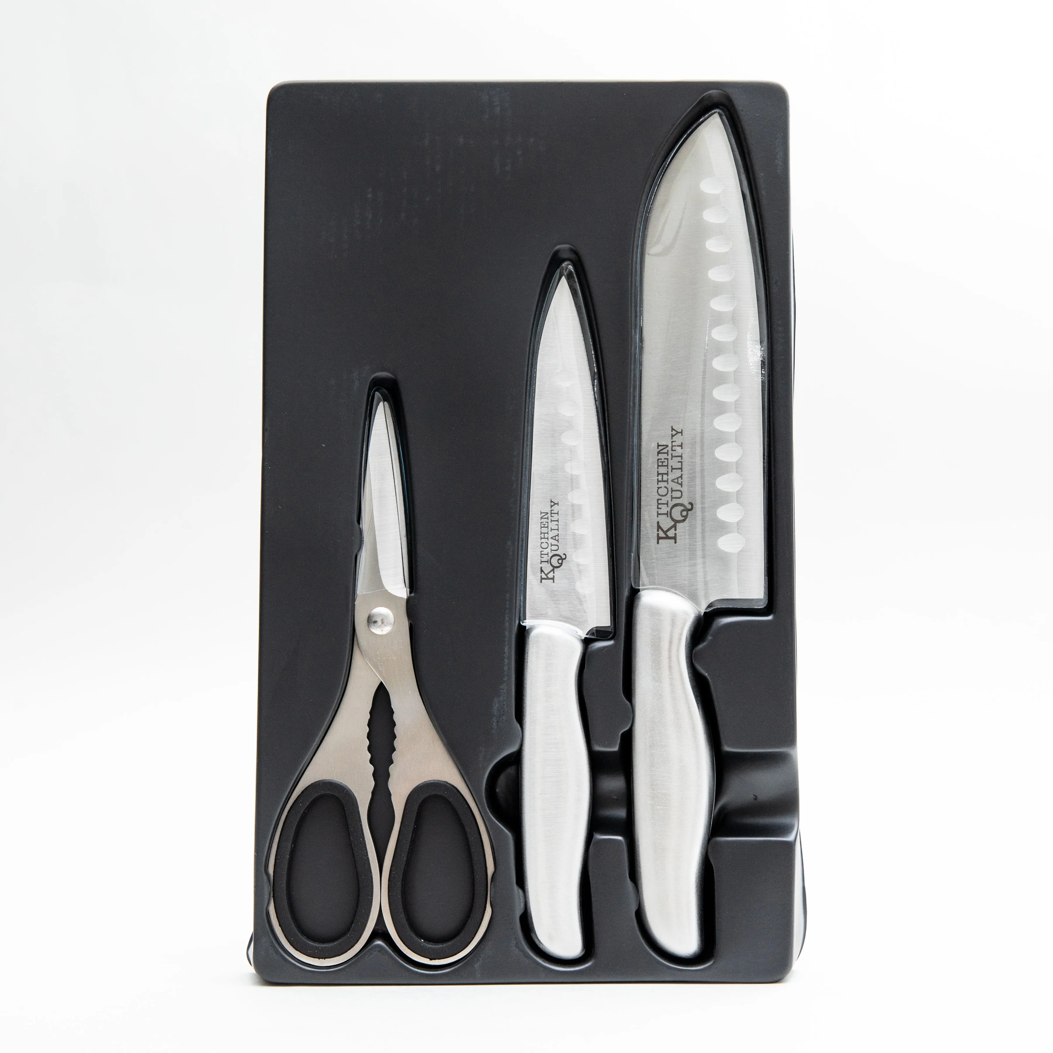 Kitchen Quality High Carbon Stainless Steel Knife and Scissor Set