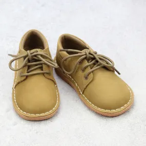 L'Amour Boys 5012 Khaki Nubuck Leather Lace Up Shoes