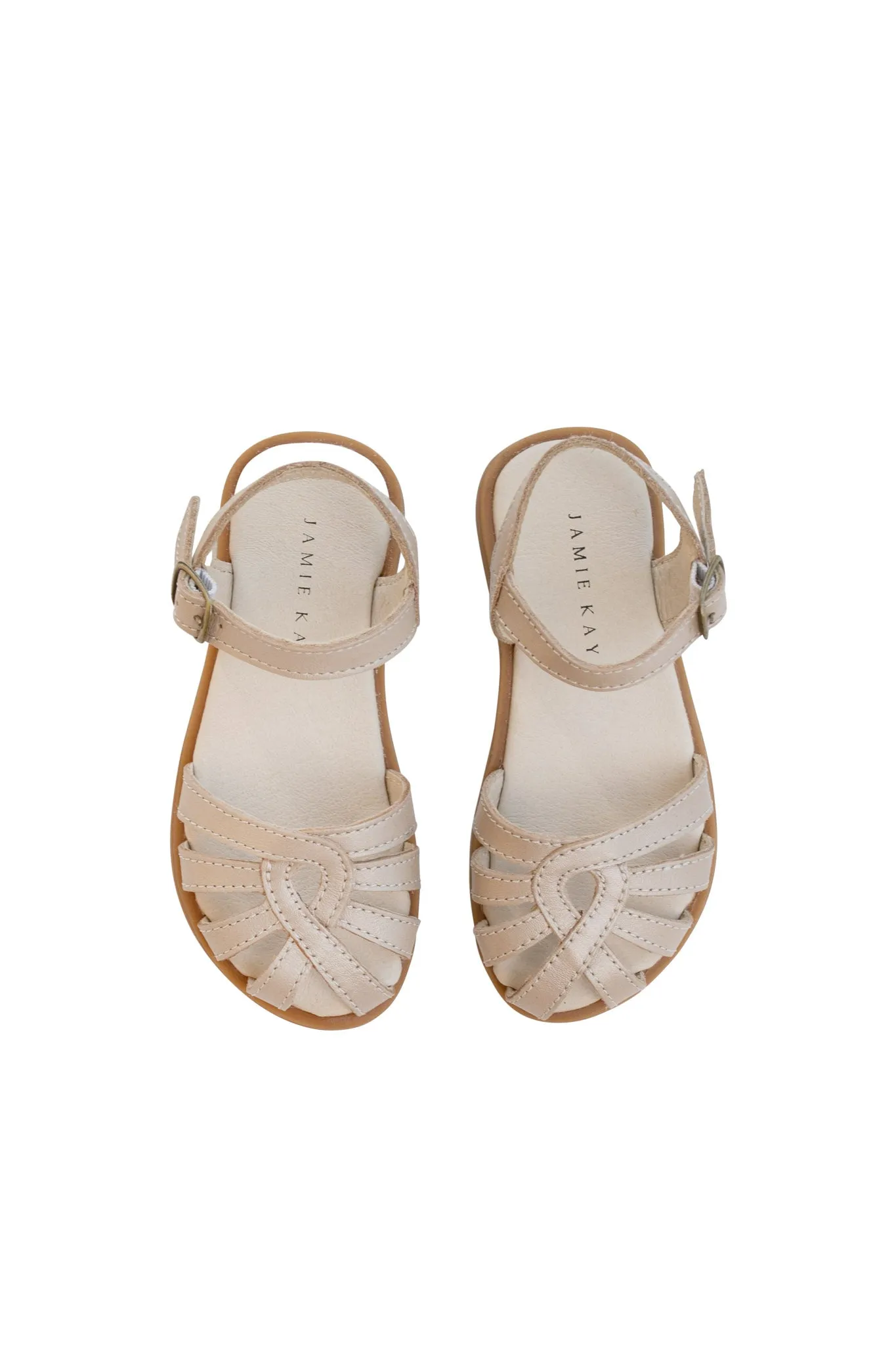 Leather Sandal - Matt Gold