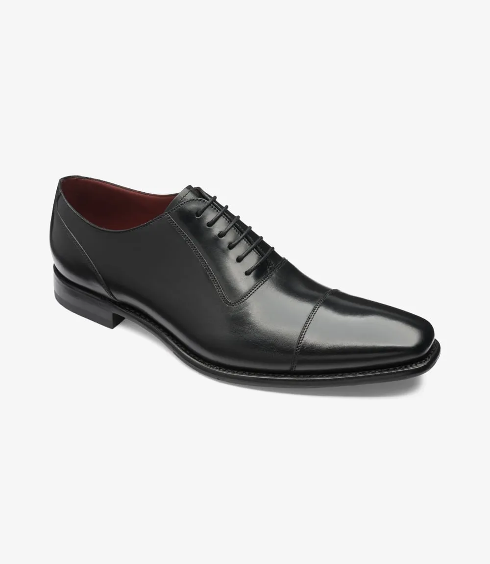 LOAKE LARCH toe-cap Oxford Shoe - Black