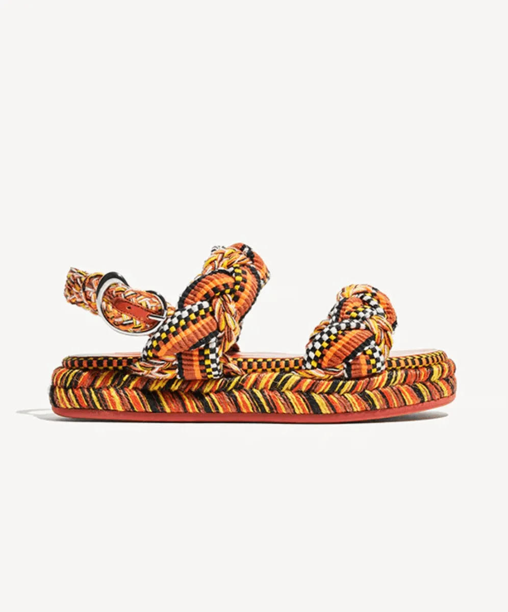 Maria Flatform Sandal by Amambaih