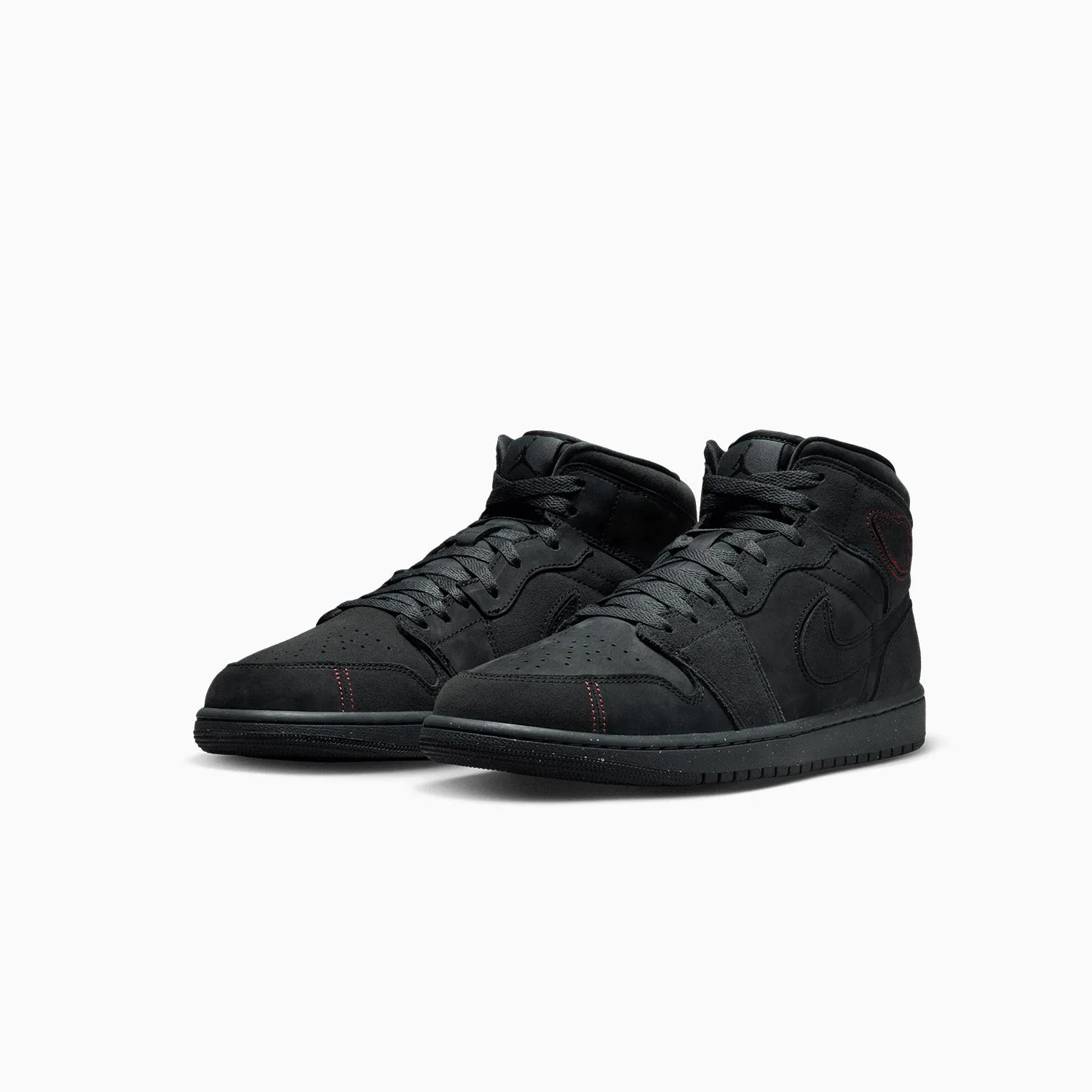 Men's Air Jordan 1 Mid SE Craft "Monochrome Black"