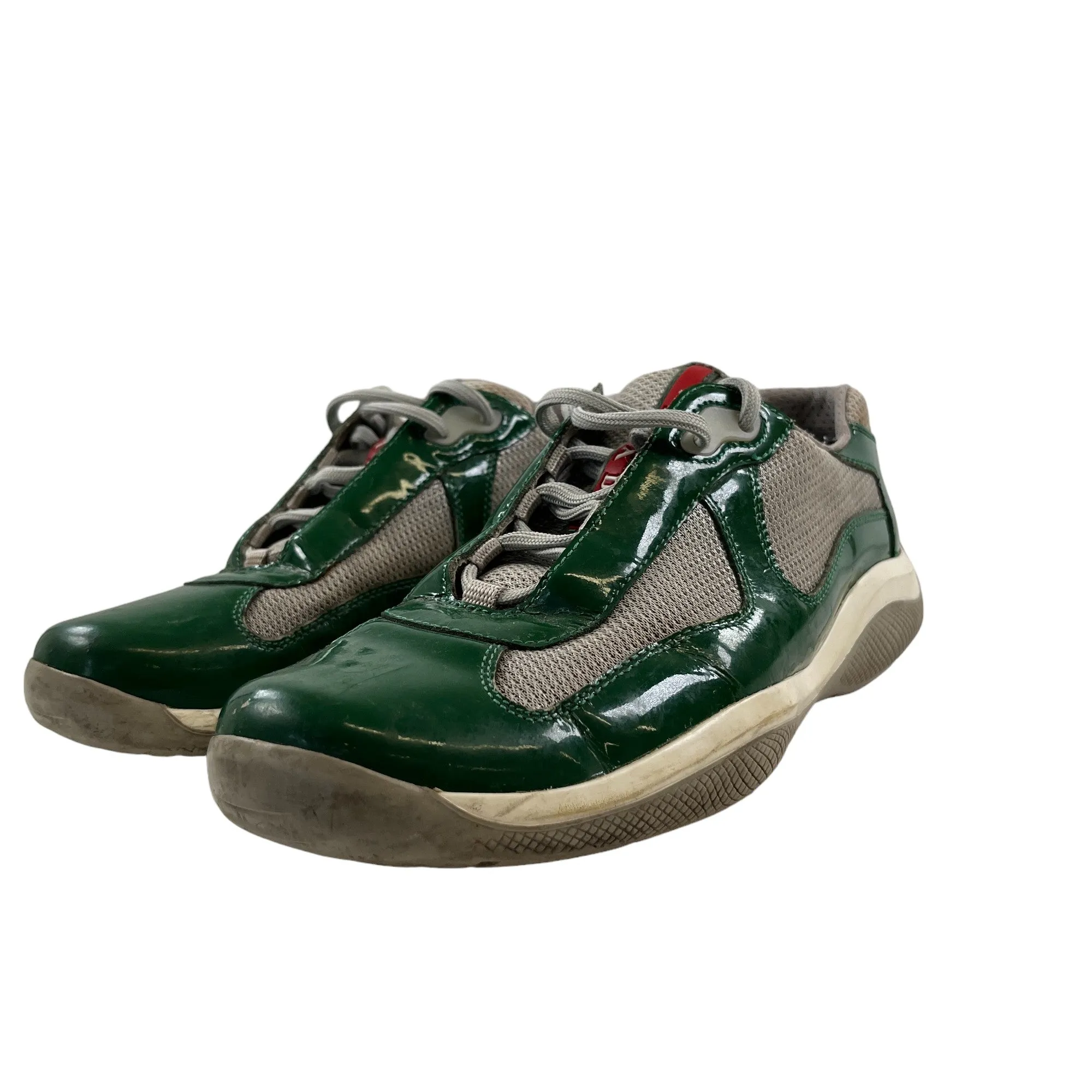 Men's America'S Cup Low Trainers Green Size EU 39.5 / UK 5.5