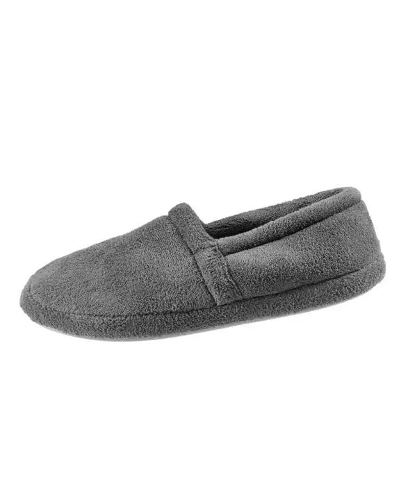 Men's Extra Wide Terry Fleece Slippers