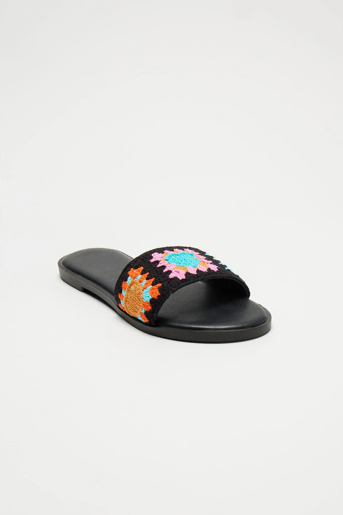 Mini Cool Breeze Flat Sandals - Black