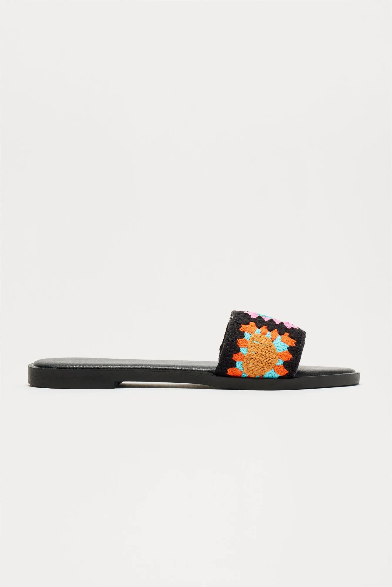 Mini Cool Breeze Flat Sandals - Black