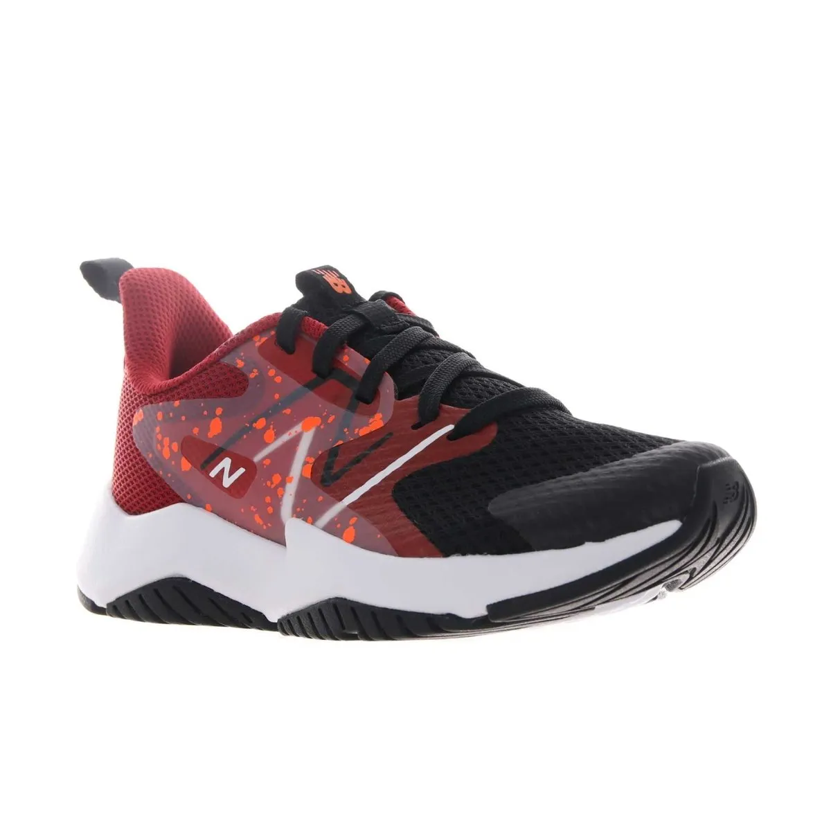 New Balance GS (Grade School) Rave Run v2 Black/Red/Orange