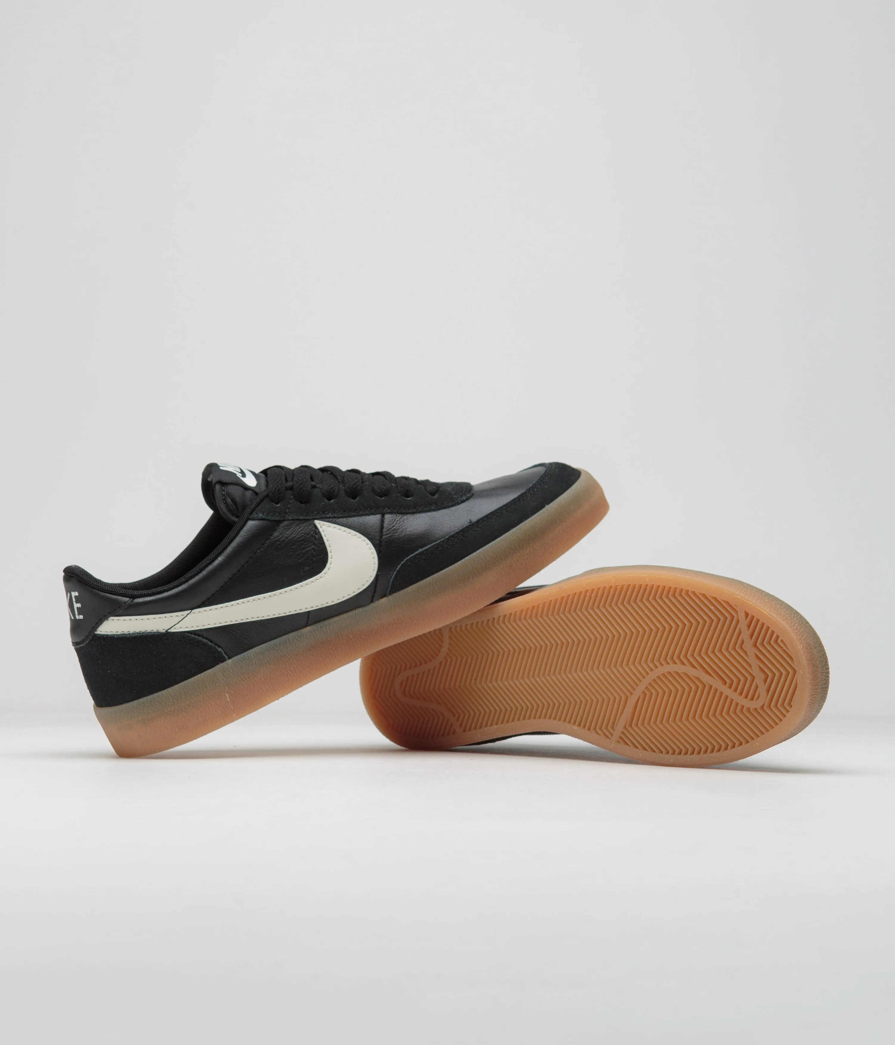 Nike Killshot 2 Leather Shoes - Black / Sail - Gum Yellow