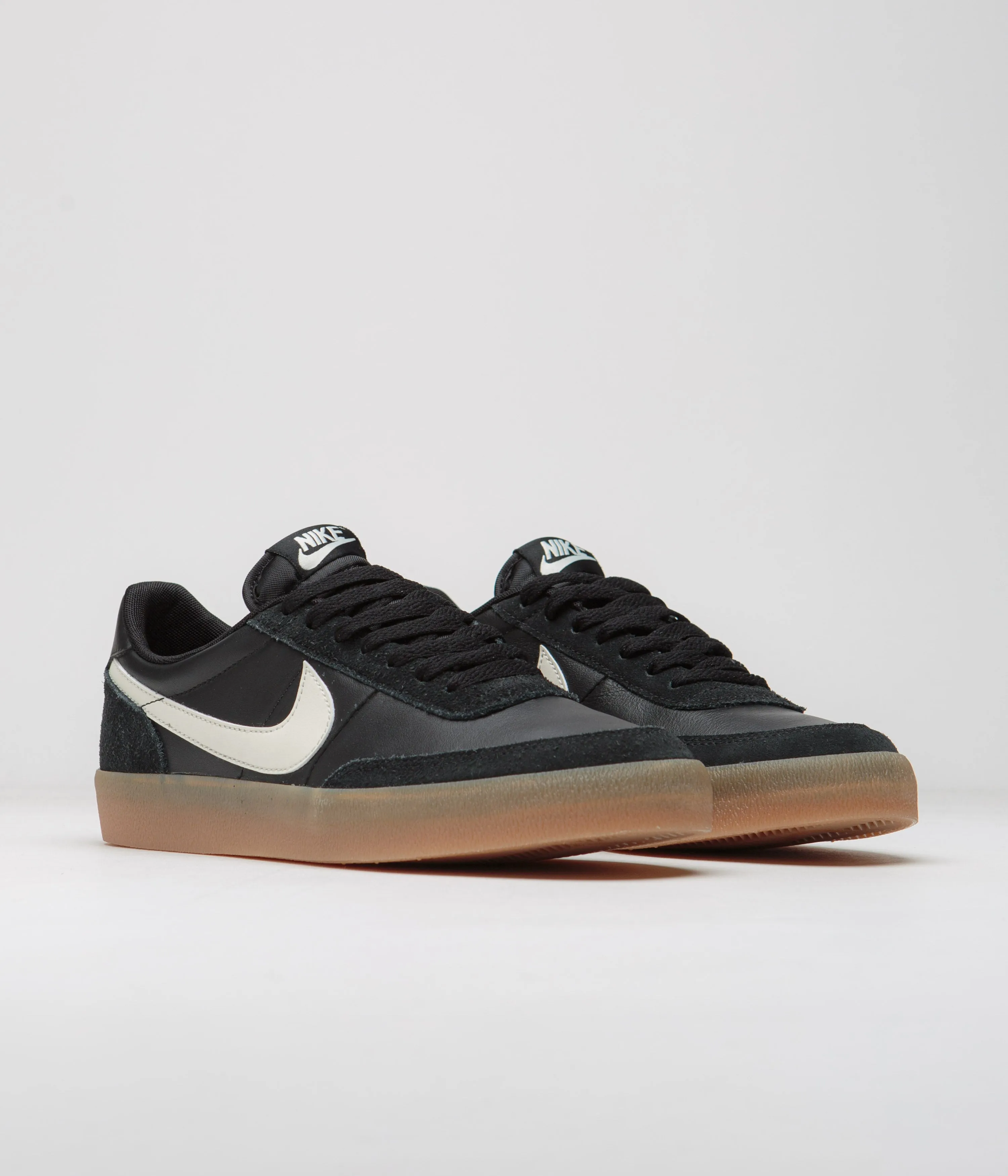 Nike Killshot 2 Leather Shoes - Black / Sail - Gum Yellow