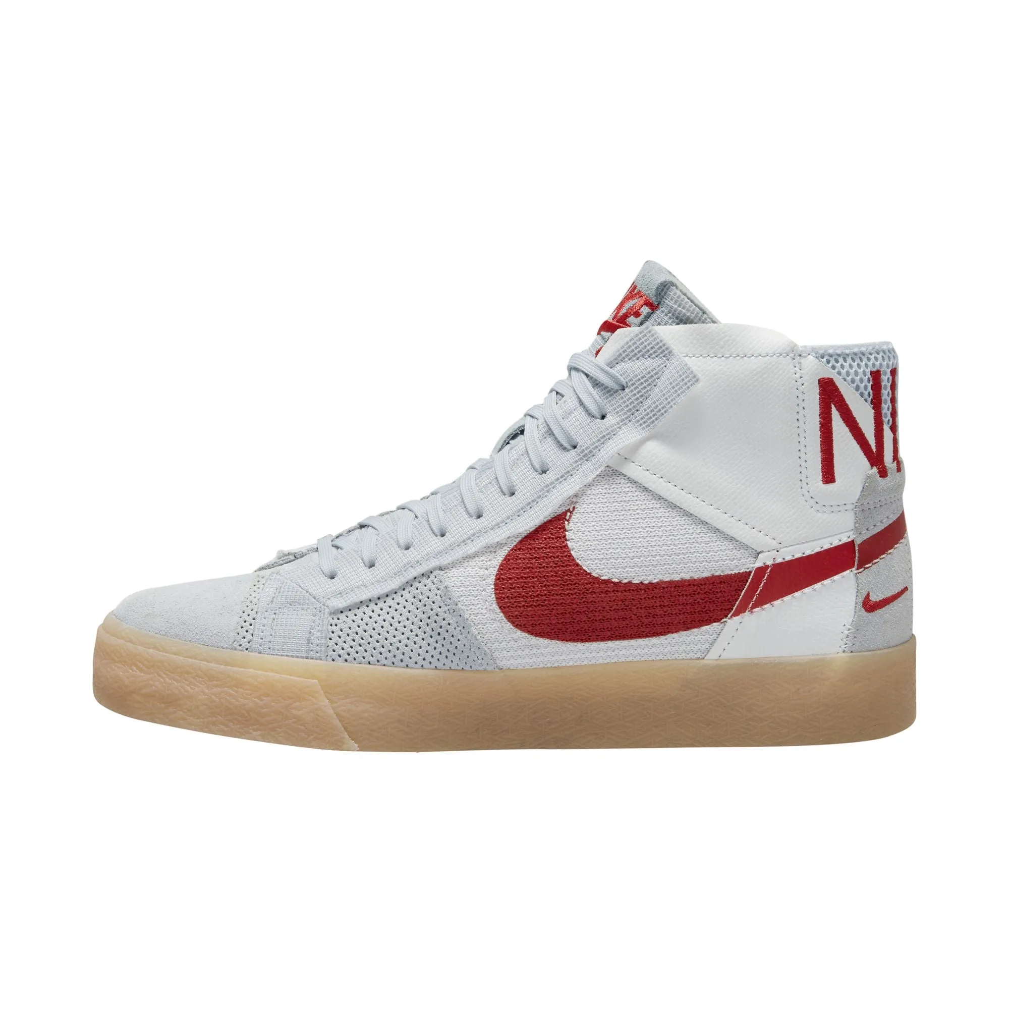 Nike SB Zoom Blazer Mid PRM Summit White/Pure Platinum/Summit White/University Red