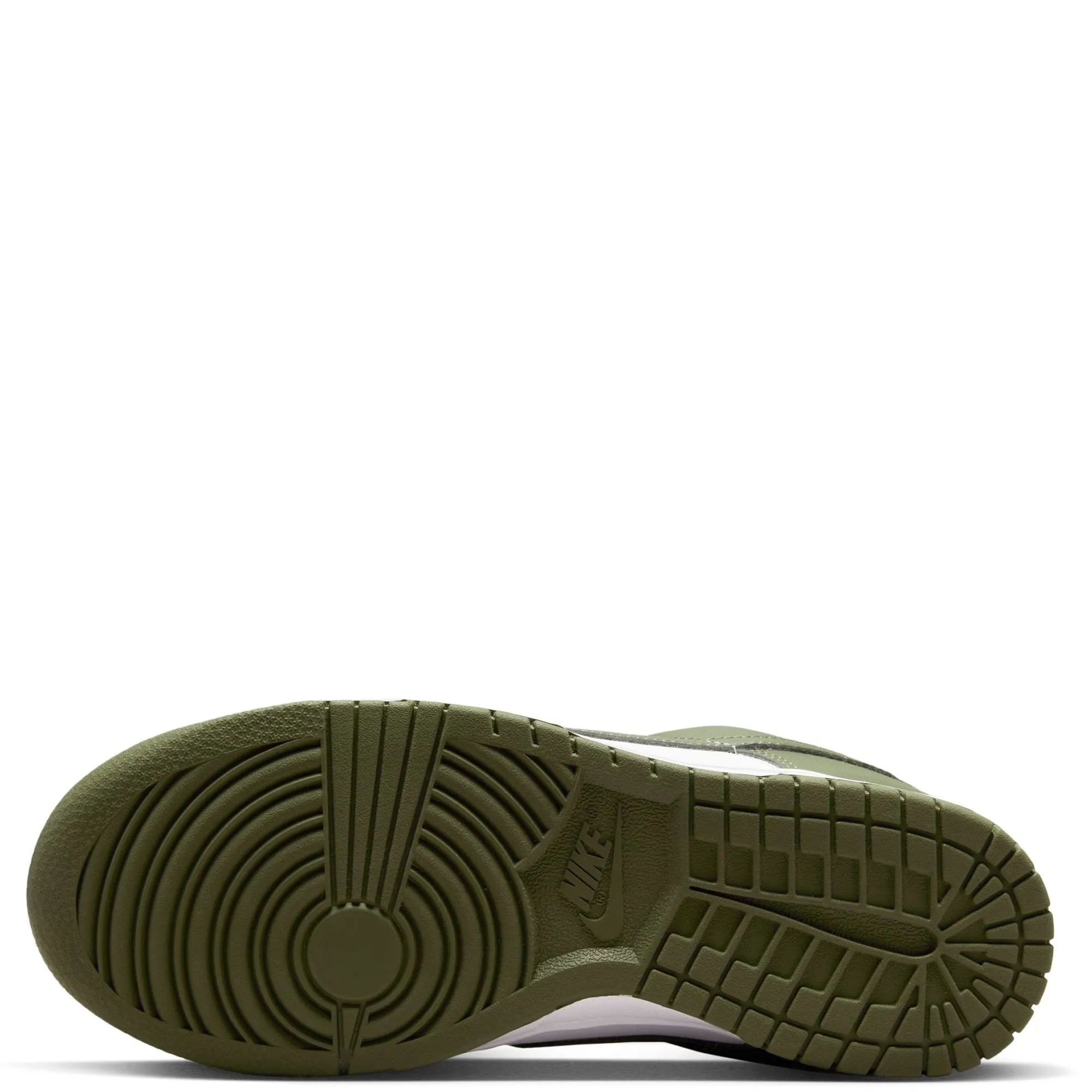 Nike Women's Dunk Low Shoes - White / Medium Olive