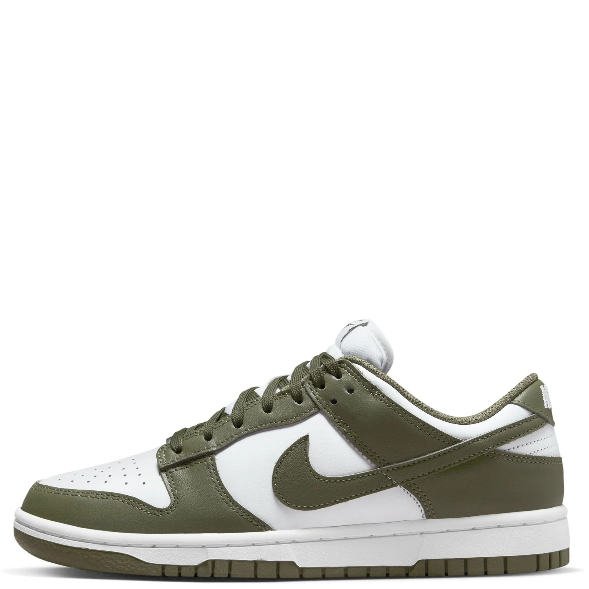 Nike Women's Dunk Low Shoes - White / Medium Olive