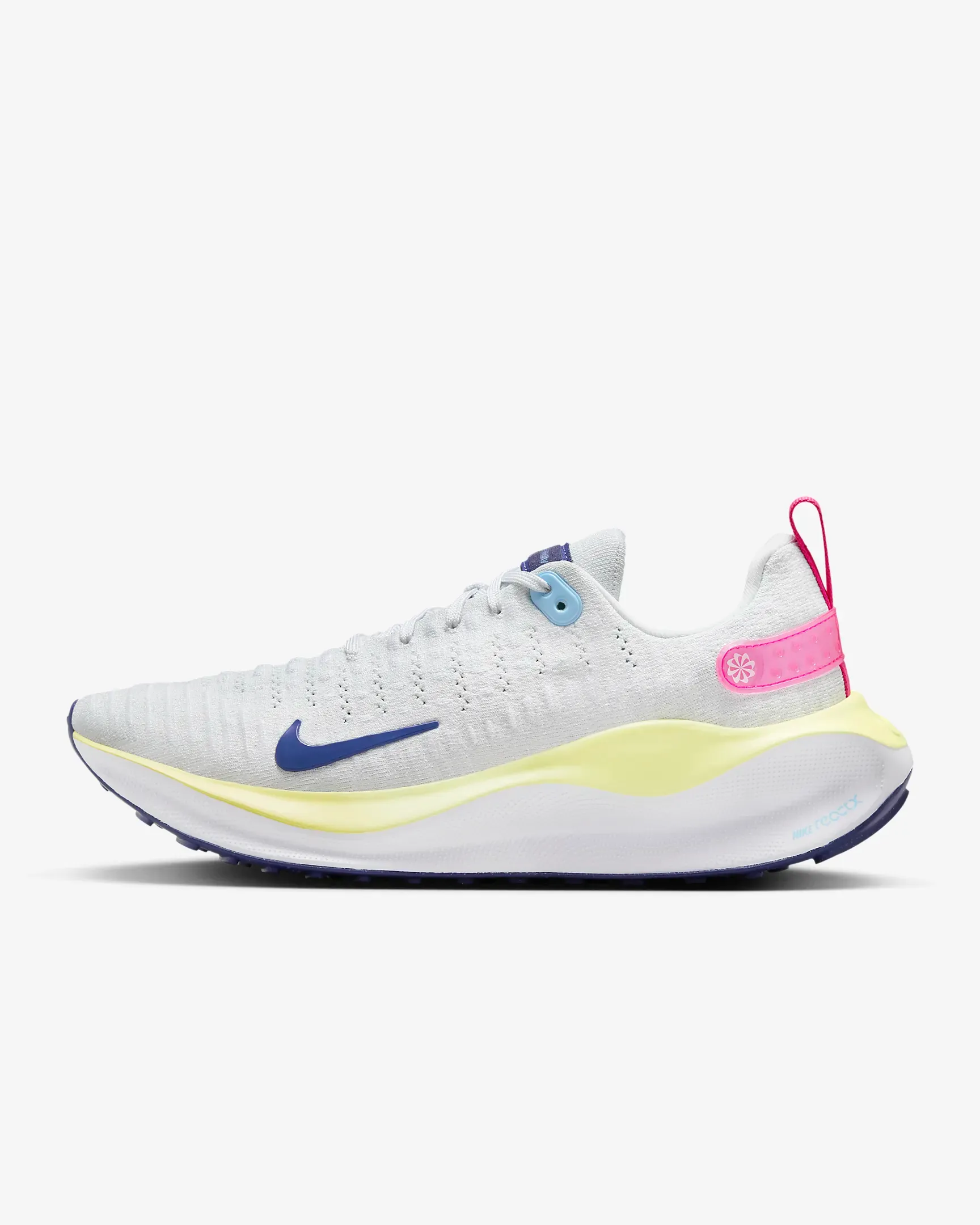 Nike Women's InfinityRN 4 Shoes - Photon Dust / White / Saturn Gold / Deep Royal Blue