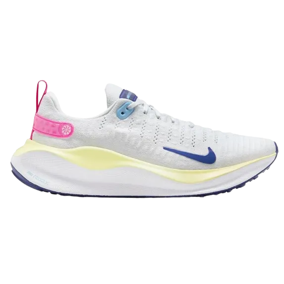 Nike Women's InfinityRN 4 Shoes - Photon Dust / White / Saturn Gold / Deep Royal Blue