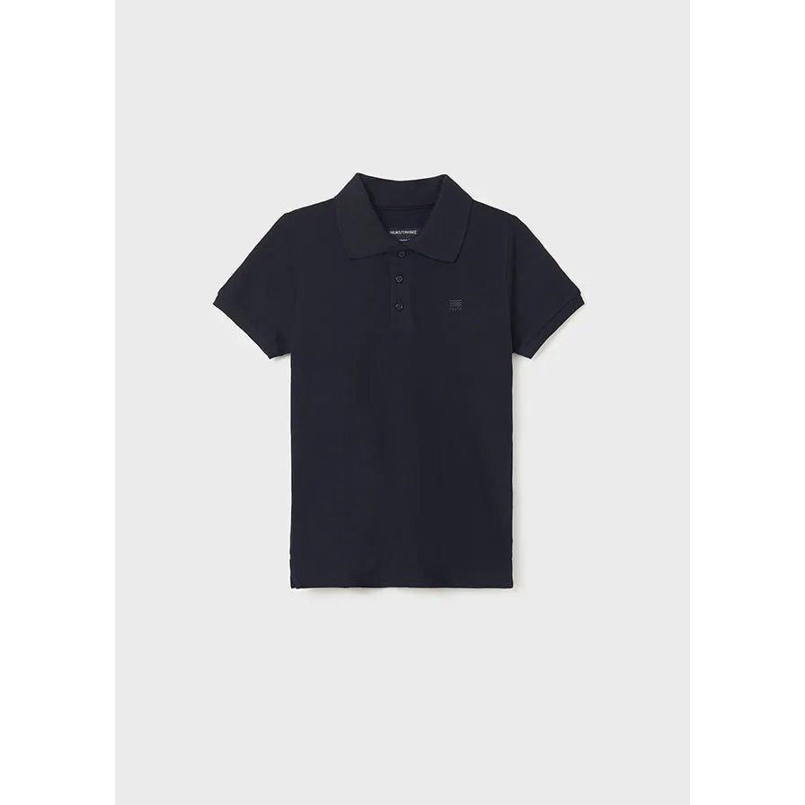 Nukutavake Basic Short Sleeve Polo _Navy 890-31