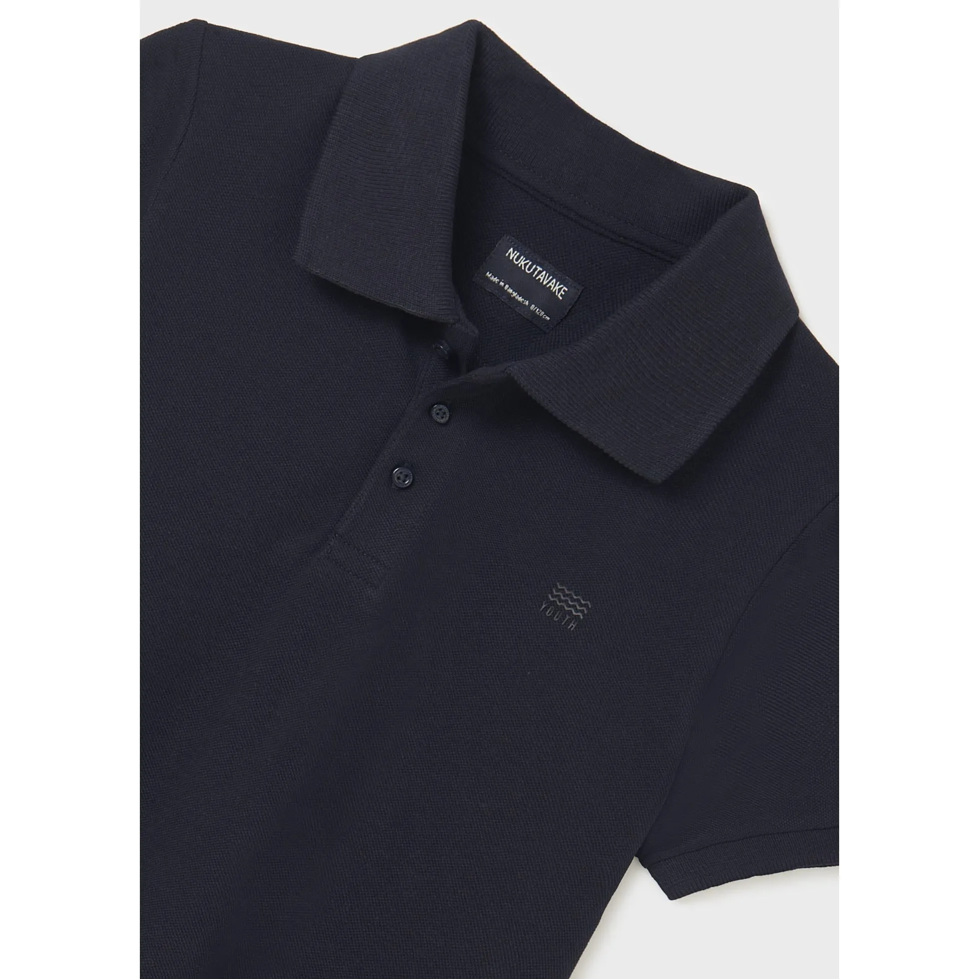 Nukutavake Basic Short Sleeve Polo _Navy 890-31