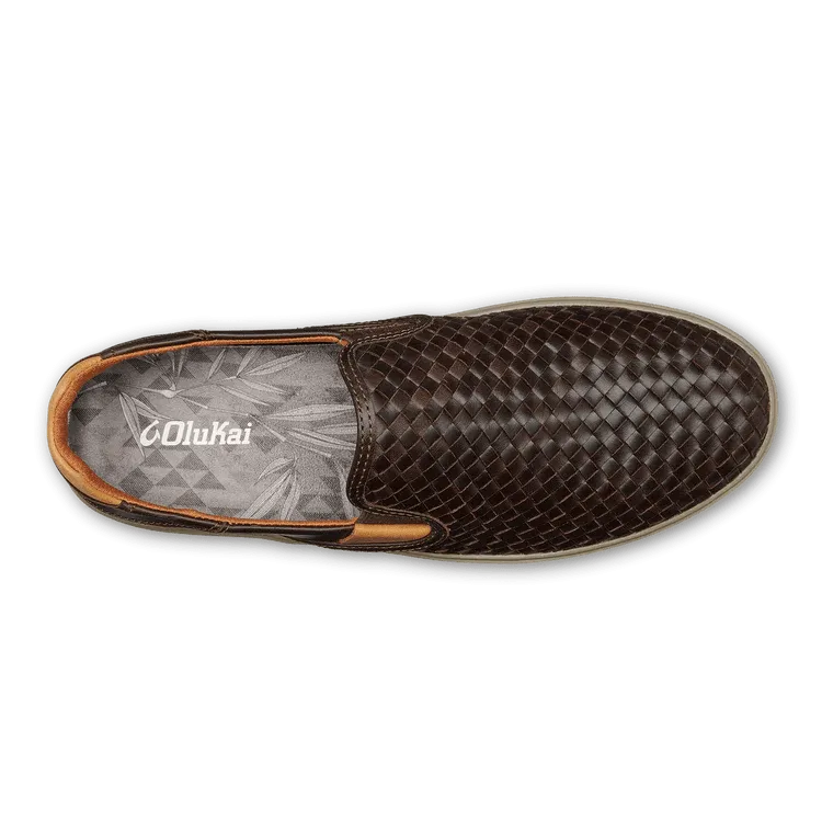 Olukai Men's Lae'ahi Lauhala - Dark Wood