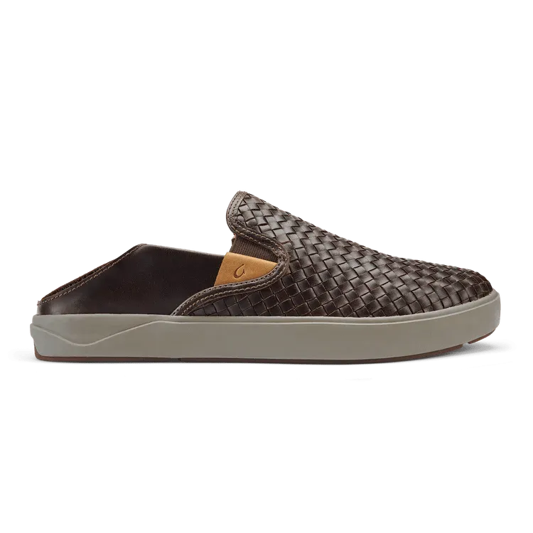 Olukai Men's Lae'ahi Lauhala - Dark Wood