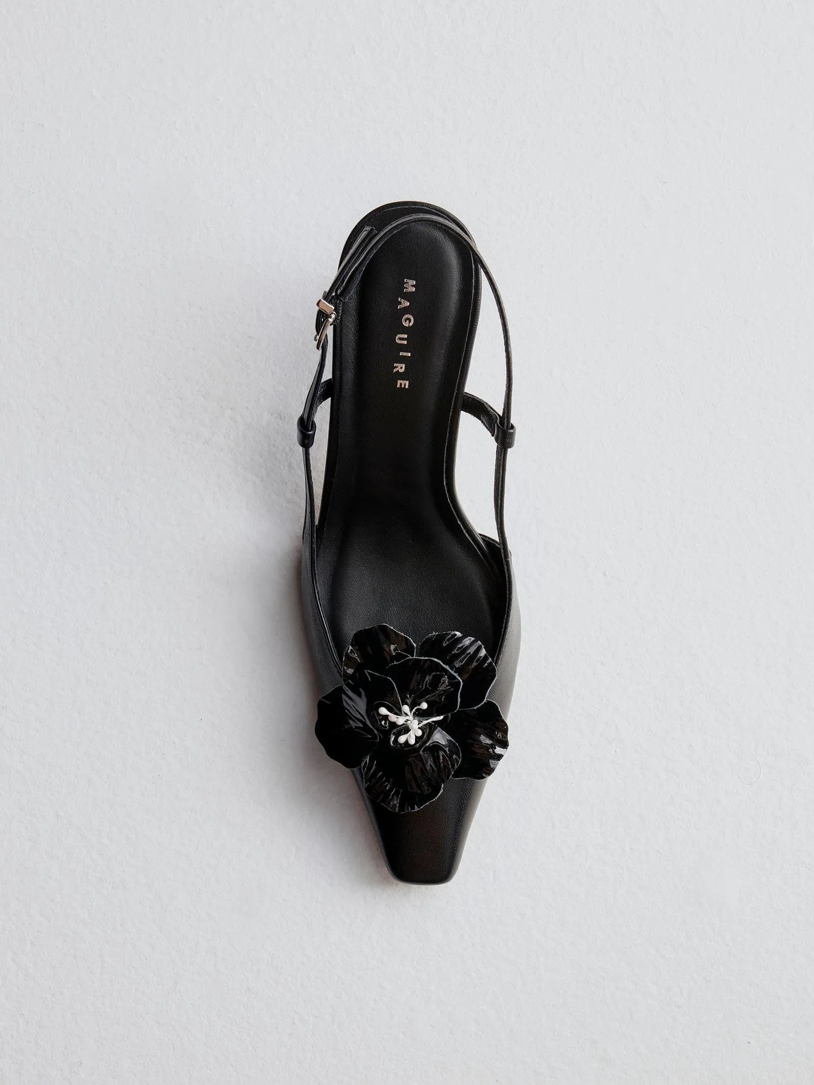 Patent Flower Clip Black