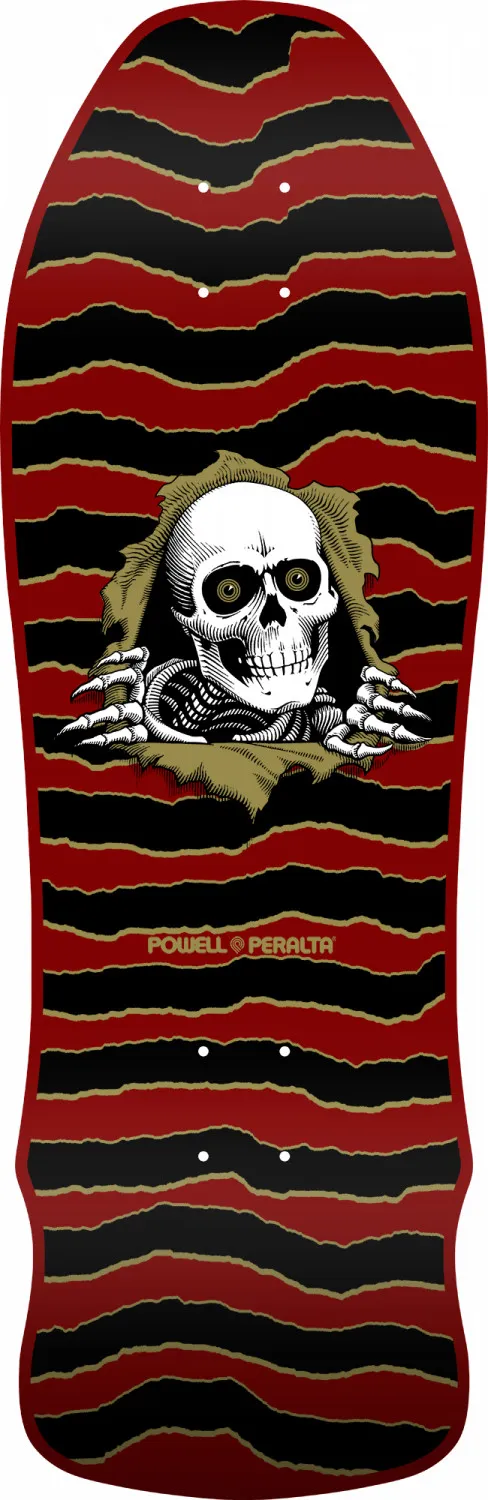 POWELL PERALTA DECK REISSUE GEEGAH RIPPER MAROON 9.75 X 30