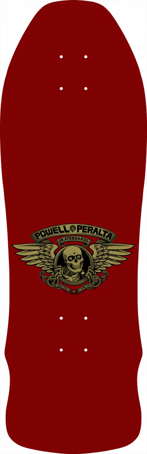 POWELL PERALTA DECK REISSUE GEEGAH RIPPER MAROON 9.75 X 30