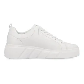 Rieker Women's W0500-81 White/White Leather