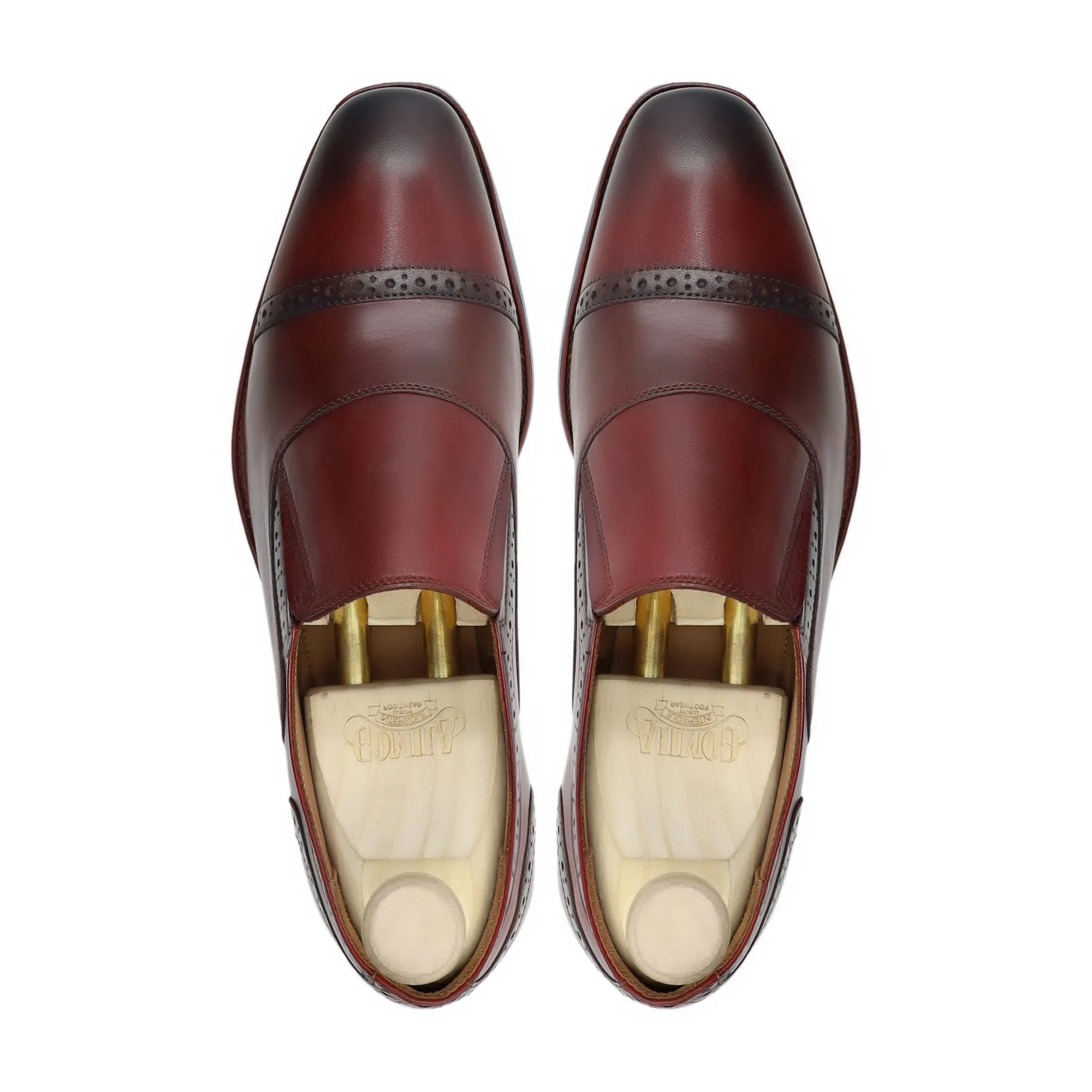 Rubidion - Men's Oxblood Calf Leather Loafer