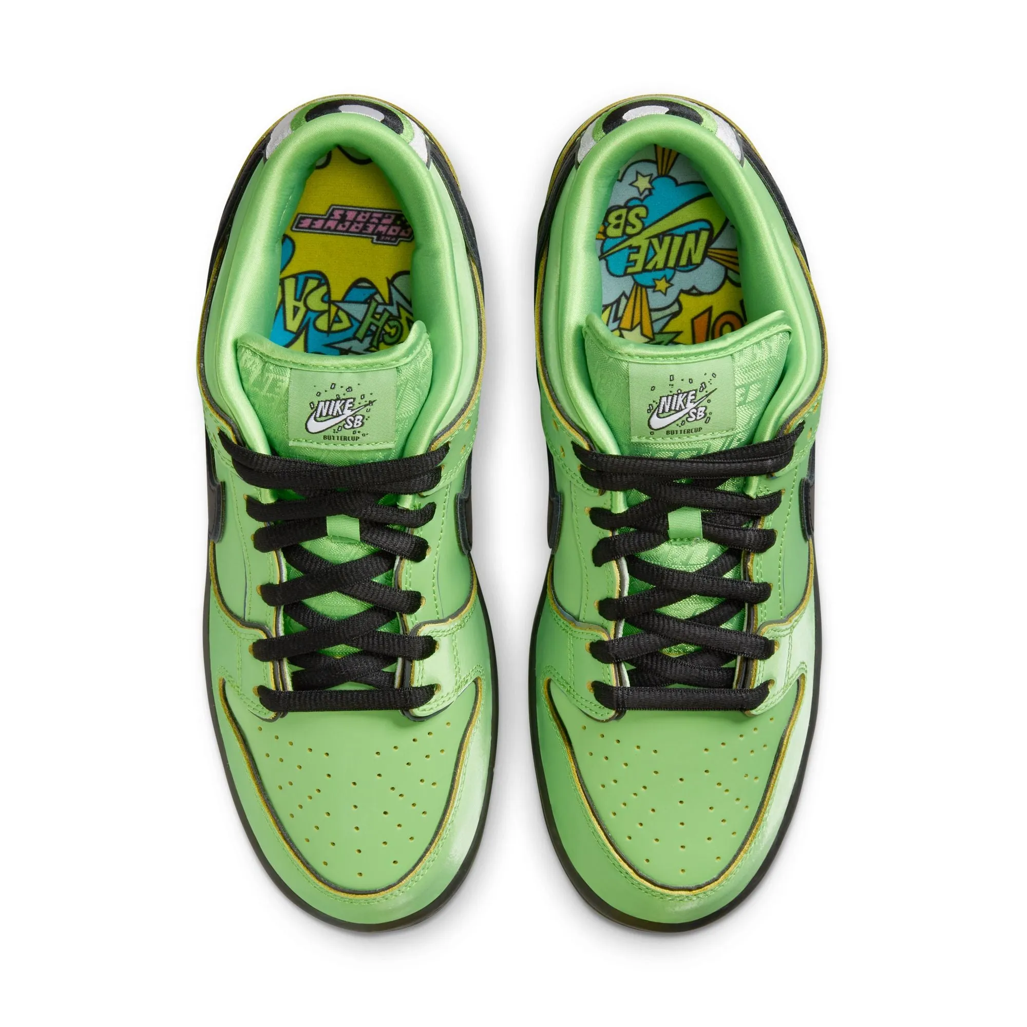 SB DUNK LOW THE POWERPUFF GIRLS BUTTERCUP